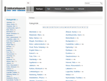 Tablet Screenshot of linkkatalogusok.hu